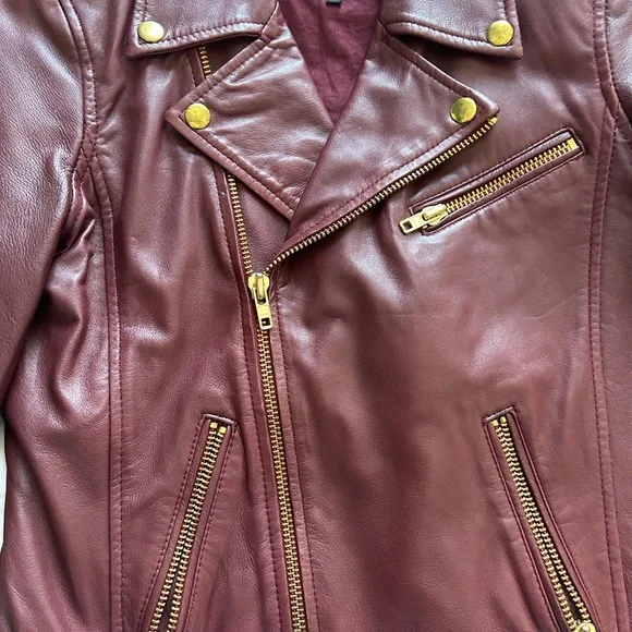 Perfecto made in lambskin Maje - Picture 2 of 9